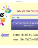 Đề tài : Xây dựng dịch vụ chát trên điện thoại 