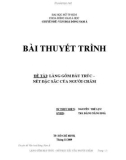 Bài thuyết trình đề tài: Làng gốm Bàu Trúc - Nét đặc sắc của người Chăm