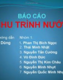 Bài thuyết trình: Chu trình nước (Nhóm 1)