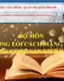 Bài thuyết trình: Đường lối cách mạng của Đảng cộng sản Việt Nam - Chương 5