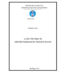 Luận văn Thạc sỹ ngành Quản trị kinh doanh: Nâng cao hiệu quả kiểm tra trị giá Hải quan trong hoạt động kiểm tra sau thông quan tại Cục Hải quan thành phố Hải Phòng