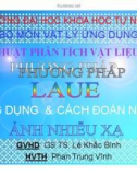 Bài thuyết trình Vật lý ứng dụng: Kỹ thuật phân tích vật liệu rắn - Phương pháp Laue ứng dụng & cách đoán nhân ảnh nhiễu xạ