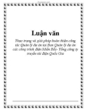 Luận văn: Thực trạng và giải pháp hoàn thiện công tác Quản lý dự án tại Ban Quản lý dự án các công trình điện Miền Bắc- Tổng công ty truyển tải điện Quốc Gia