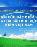 Bài thuyết trình: Nghiên cứu đặc điểm hoạt động của bão khu vực ven biển Việt Nam