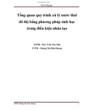 Đồ án tổng hợp: Tổng quan quy trình xử lý nước thải đô thị bằng phương pháp sinh học trong điều kiện nhân tạo