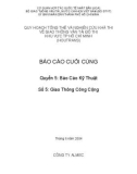 Quy hoạch Tổng thể và Nghiên cứu khả thi về GTVT Đô thị TP.HCM (HOUTRANS) - Báo cáo cuối cùng - Quyển 5: Báo cáo kỹ thuật - Số 5: Giao thông công cộng