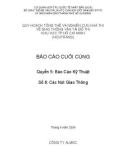 Quy hoạch Tổng thể và Nghiên cứu khả thi về GTVT Đô thị TP.HCM (HOUTRANS) - Báo cáo cuối cùng - Quyển 5: Báo cáo kỹ thuật - Số 9: Các nút giao thông