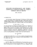 Báo cáo toán học: Operator decomposability and weakly continuous representations of locally compact abelian groups 