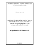 Luận án Tiến sĩ Lâm nghiệp: Nghiên cứu đa dạng thành phần loài và quan hệ di truyền của họ Tắc kè (Gekkonidae) ở một số khu vực núi đá vôi tại Nước Cộng hòa Dân chủ Nhân dân Lào