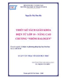 Luận văn Thạc sĩ Giáo dục học: Thiết kế sách giáo khoa điện tử lớp 10 Nâng cao chương 'Nhóm halogen'