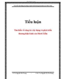 Tiểu luận: Tìm hiểu về công tác xây dựng và phát triển thương hiệu bánh xèo Mười Xiềm