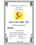 Báo cáo thực tập thang máy