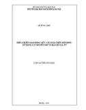 Luận án Tiến sĩ Cơ học: Điều khiển dao động kết cấu dựa trên mô hình sử dụng lý thuyết mờ và đại số gia tử