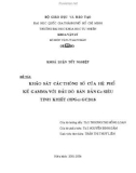 Khóa luận tốt nghiệp: Khảo sát các thông số của hệ phổ gamma với đầu dò bán dẫn Ge siêu tinh khiết (HPGe) GC 2018