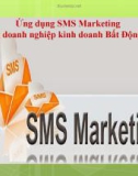 Bài thuyết trình: Ứng dụng SMS Marketing trong doanh nghiệp kinh doanh bất động sản