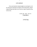 Luận án Tiến sĩ Kinh tế: Nghiên cứu một số chỉ tiêu sinh lý, hóa sinh của một số giống lạc (Arachis hypogaea L.) có năng suất khác nhau trồng tại Thanh Hóa'