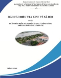 Báo cáo điều tra kinh tế xã hội thuộc dự án phát triển thành phố Cần Thơ và tăng khả năng thích ứng của đô thị