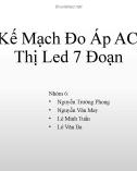 Đồ án: Thiết Kế Mạch Đo Áp AC, Hiển Thị Led 7