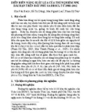 Báo cáo: Diễn biến năng suất lúa của thí nghiệm NPK dài hạn trên đất phù sa ĐBSCL từ 1986 - 2012