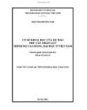 Tóm tắt Luận án Tiến sĩ Khoa học giáo dục: Cơ sở khoa học của dự báo nhu cầu nhân lực trình độ Cao đẳng, Đại học ở Việt Nam