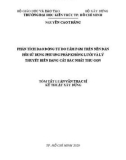 Tóm tắt Luận văn Thạc sĩ Kỹ thuật xây dựng: Phân tích dao động tự do tấm FGM trên nền đàn hồi sử dụng phương pháp không lưới và lý thuyết biến dạng cắt bậc nhất thu gọn