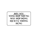 Tổng hợp những mẫu hợp đồng dịch vụ thông dụng