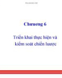 Triển khai thực hiện và kiểm soát chiến luược