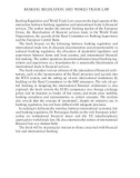 Ebook Banking regulation and world trade law: GATS, EU and ‘Prudential' institution building - Lazaros E Panourgias