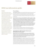 2012 tax information guide