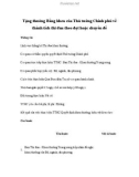 Tặng thưởng Bằng khen của Thủ tướng Chính phủ về thành tích thi đua theo đợt hoặc chuyên đề