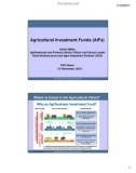 Agricultural Investment Funds (AIFs) 2010