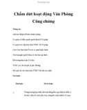 Chấm dứt hoạt động Văn Phòng Công chứng