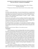 Analysis of factors influencing financial efficiency of Vietnam‘s finance - insurance enterprises'