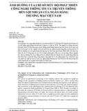 Ảnh hưởng của chỉ số mức độ phát triển công nghệ thông tin và truyền thông đến lợi nhuận của ngân hàng thương mại Việt Nam