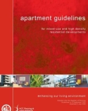 Apartment guidelines for mixed-use and high density residential developments