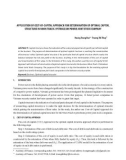 Application of cost-of-capital approach for determination of optimal capital structure in Nhon Trach 2 petroleum power joint stock company