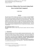 Are investors willing to buy non-award-wining funds from awarded fund companies?