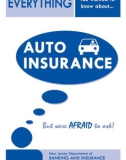 Auto insurance: New Jersey Department Of Banking And Insurance