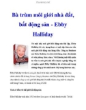 Bà trùm môi giới nhà đất, bất động sản - Ebby Halliday