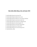 10 bản kiểm điểm Đảng viên cuối năm 2018