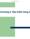 Bài giảng Bảo hiểm hàng hải