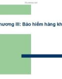 Bài giảng Bảo hiểm hàng không