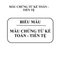 Mẫu chứng từ kế toán - Tiền tệ