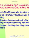 Bài giảng Bảo hiểm vận tải: Chương 2 - Hoàng Thị Đoan Trang (tt)