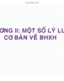 Bài giảng Bảo hiểm xã hội - Chương 2: Một số lý luận cơ bản về bảo hiểm xã hội