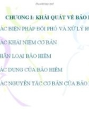 Bài giảng Chương 1: Khái quát về bảo hiểm