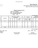 Mẫu Nhật ký chứng từ số 4 (Mẫu số: S04a4-DN)