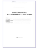 Mẫu Sổ theo dõi công tác huấn luyện an toàn vệ sinh lao động