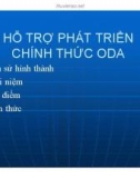 Bài giảng Đầu tư quốc tế - Chương 4: Hỗ trợ phát triển chính thức ODA