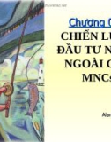 Bài giảng Đầu tư quốc tế: Chương 6 - Huỳnh Thị Thúy Giang